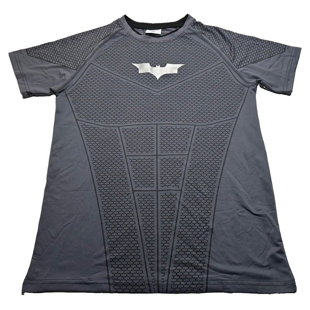 Men's YoungLA x Batman Compression Shirt Size Large Dark Grey
